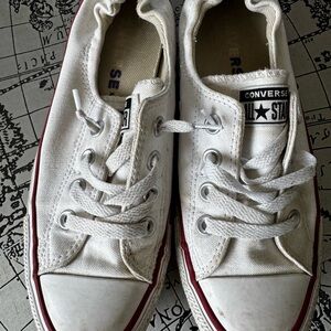 Converse White Sneakers, 8m